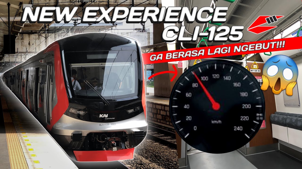 KRL CLI-125 DINAS PERDANA LIN BOGOR DAN CIKARANG! Ga berasa lagi ngebut, alus banget!!! 