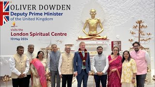 Deputy Prime Minister of the UK,Rt Hon Oliver Dowden CBE MP, visits the SRMD London Spiritual Centre