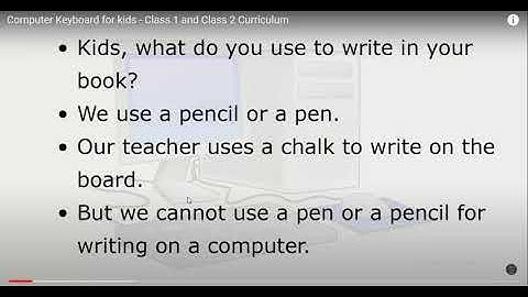 Chapter-5 Using the Keyboard and Wordpad