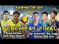 Boy Angga,Ogi Alexsander,Rahmad Budi Arta vs Galih Bayu Saputra,Rendy Ferdian // Kasiman cup 2024