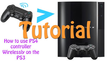How to Wirelessly Hook your PS4 controller up to your PS3! [Tutorial]