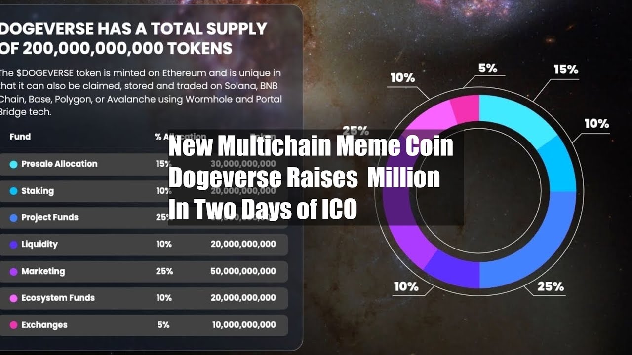 New Multichain Meme Coin Dogeverse Raises $1 Million In Two Days of ...