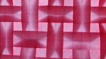 Origami square weave tessellation [RE-UPLOAD]