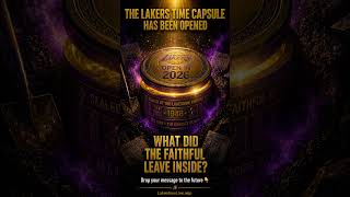 The Lakers Time Capsule Has Been Opened — What Did The Faithful Leave Inside? ⏳