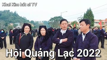 Toàn cảnh hội xuân Pác Mòng, Quảng Lạc 5/1/2022. Đông vui, nhiều người đẹp hát sli hay
