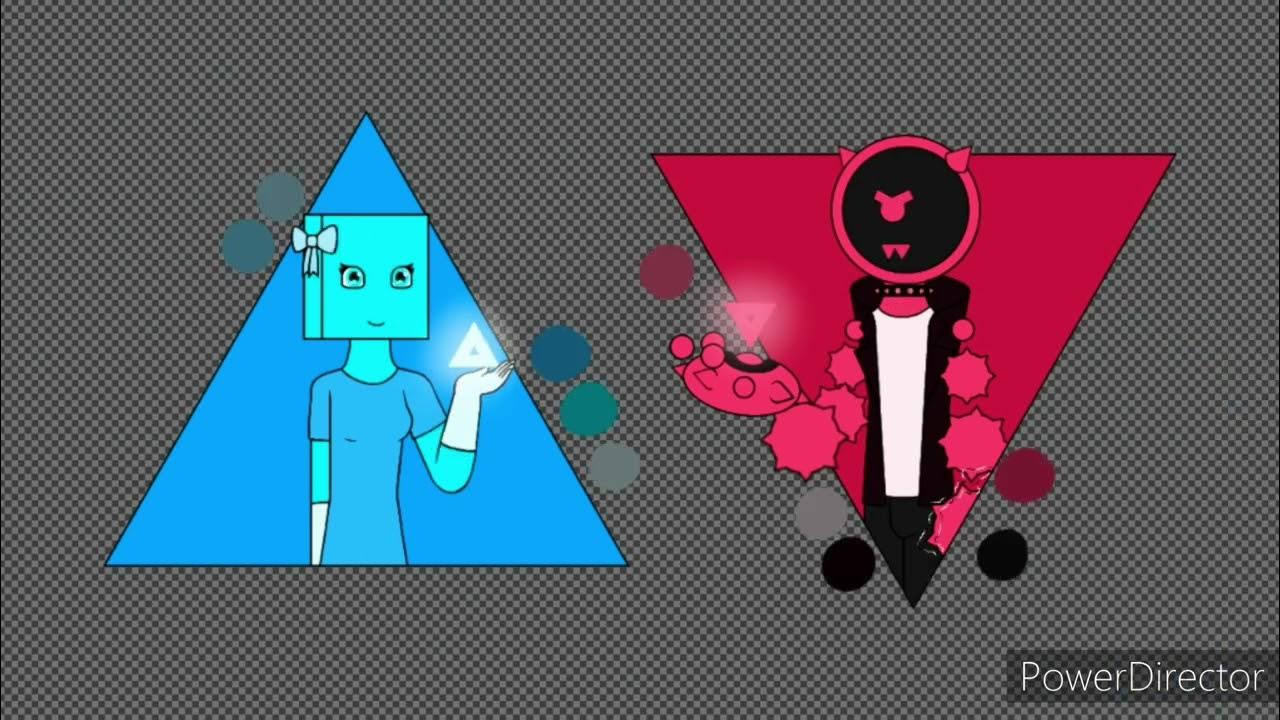 Blue Triangle & Pink Triangle JSAB(PV)(Just Shapes And Beats(Pink