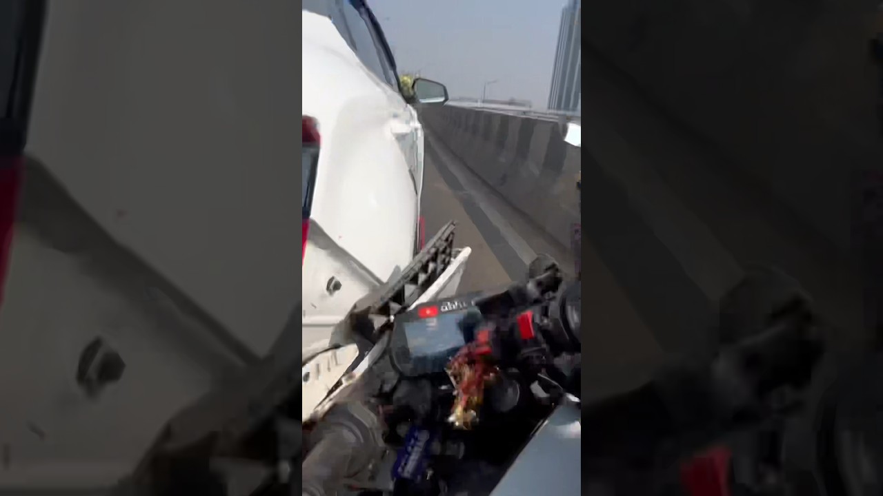 Yamaha rider,Live accident😭, need support💔 