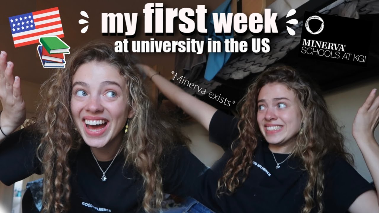 My FIRST WEEK at US University!! British Gal Moves to San Francisco Minerva Vlog 🌎