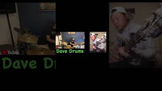 Collab with Dave Drums / 311 - Come Original drum & bass cover #311 #cover #drums #bass #shorts