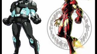 Marvel vs Capcom Mash-up Clash: War Machine vs. Iron Man Resimi