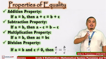 GRADE 8 MATH Q3 WEEK 2 -  MATHEMATICAL SYSTEM POSTULATES AND THEOREMS