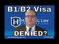 What if my B1/B2 visa gets denied?