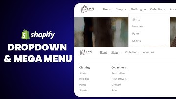 How To Add a Dropdown Menu On Shopify