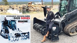 We speak with an Erskine owner about snow removal in Truckee, CA by Erskine Attachments 722 views 2 years ago 2 minutes, 41 seconds