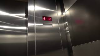 BADLY Underleveled! Rough ThyssenKrupp Hydraulic Elevator with Mad Atoll fixtures in Sugar Land, TX.