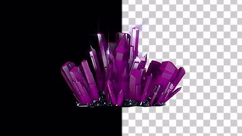 Rotating Crystals With Alpha Channel Stock Motion Graphics