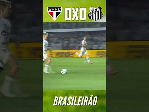 MELHORES MOMENTOS SANTOS 0X0 SÃO PAULO BRASILEIRÃO #shorts #brasileirão #santos #saopaulo