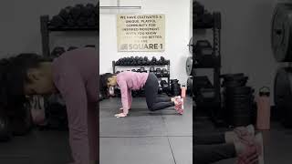 workout video demo - quadruped (on 4's) hold