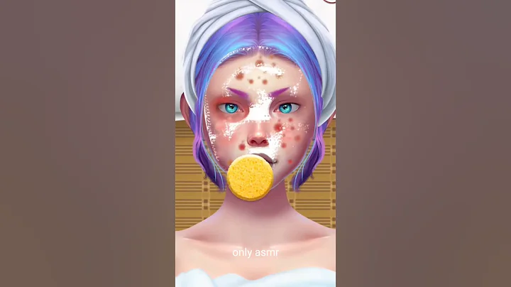 Asmr face scrub sounds, Asmr acne face cleaning, Asmr face pack, #shorts #short #shorts #short