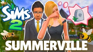 Bee Swarm Ends in Tragedy!🐝🪦| Sims 2 Summerville Let's Play #24