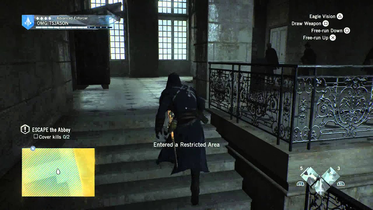 Assassin's Creed Unity Dead Kings - Buried Words: Escape The Abbey "Bury Words" Mission Completed