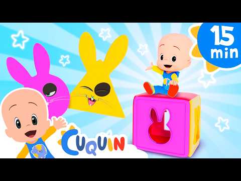 Learn Shapes with the Color Cube | Cleo & Cuquin: Songs and Educational Videos