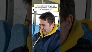 Aku kangen naik Transjakarta di Indonesia! 🇮🇩 #indonesia #orangasing #transportasi #transjakarta
