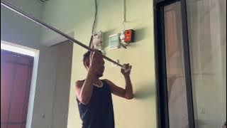 Review dan pasang tiang gorden tanpa paku fleksibel portable