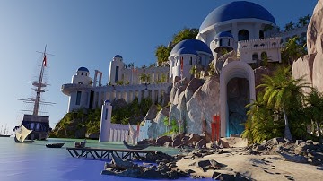 🔴 blender live  - making disney concept art in blender