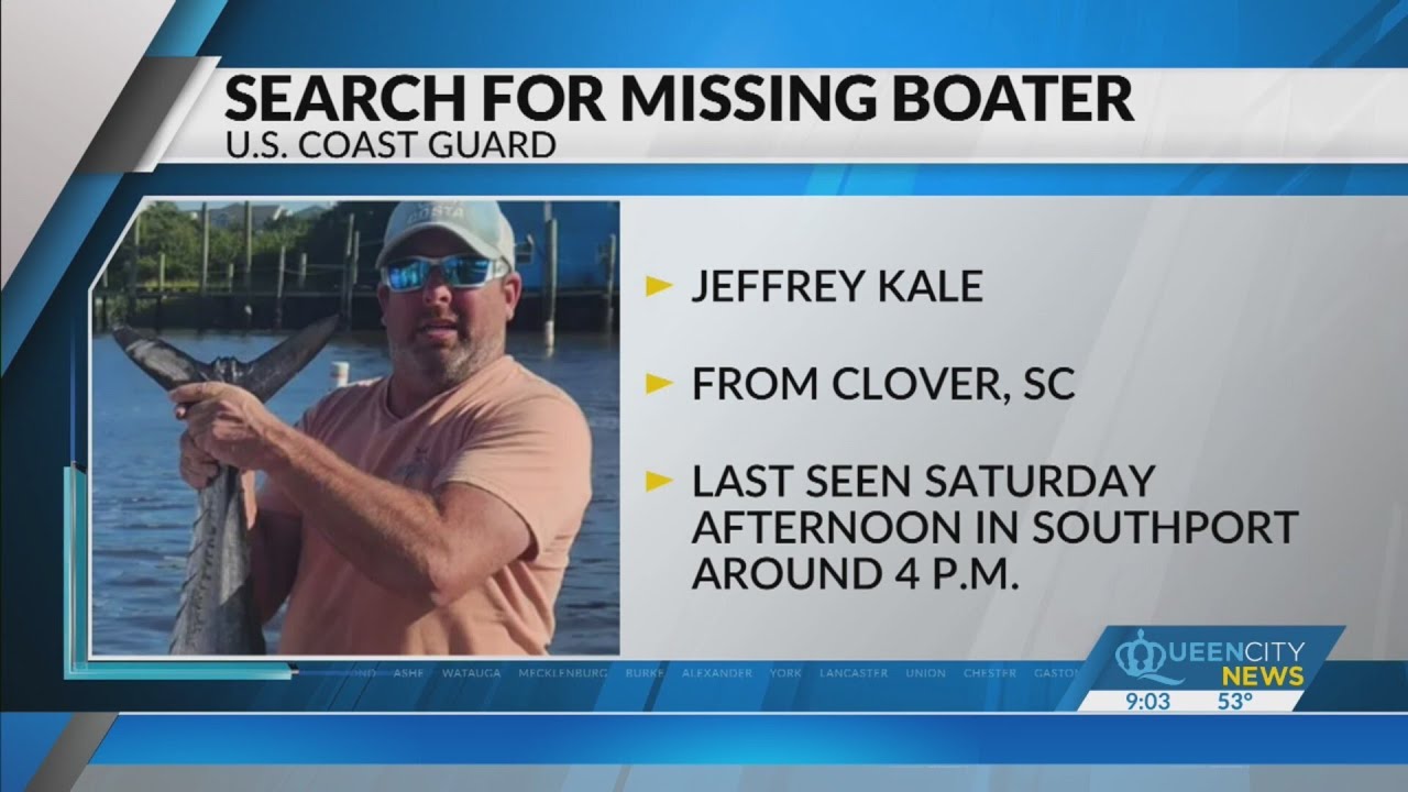 Coast Guard looking for missing Clover boater - YouTube