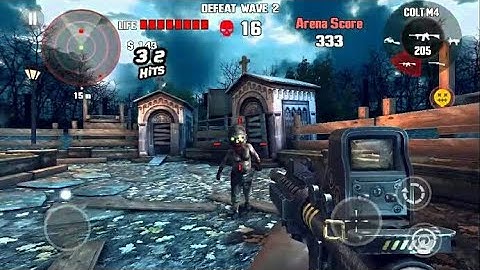 Dead Trigger COLT M4 gameplay