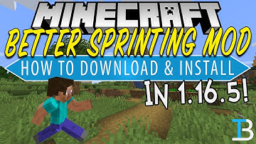 How To Download & Install the Better Sprinting Mod in Minecraft 1.16.5 (Toggle Sprint!)