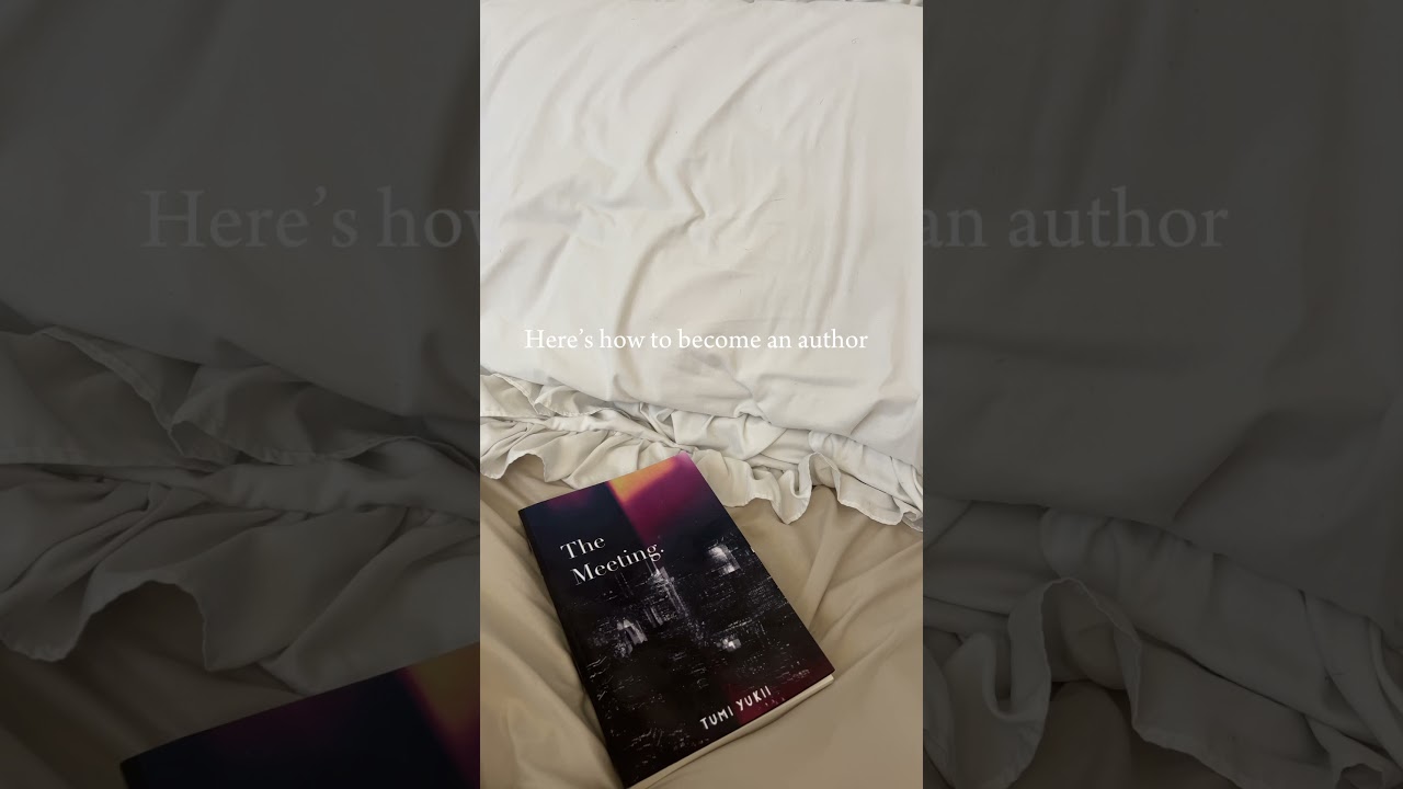 HOW TO BE AN AUTHOR (SUPER EASY TUTORIAL) #writing