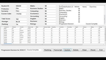 How to Create  Students Result Ranking System in Visual Basic.Net - Full Tutorial