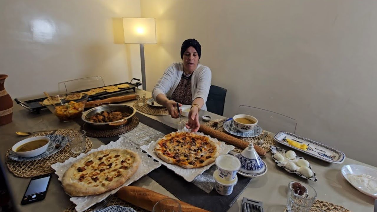 4K 🍕 🇮🇹❤️ شاركت معاكم فطوري وجدت بيتزا إيطالية لوليداتي