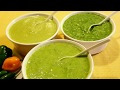 3 salsas verdes