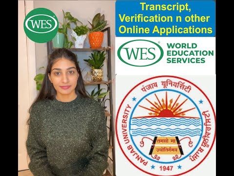How to Apply for Degree Evaluation | WES | Transcripts |Panjab University