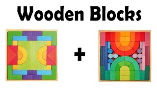 Деревянные Кубики - любимая игра моих детей (Grimm's Basic Building Set)