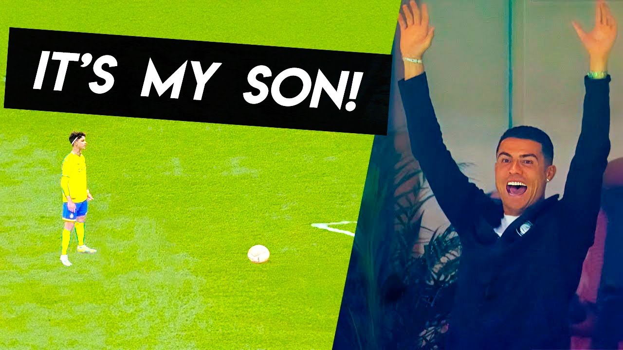 The Day When CRISTIANO RONALDO JR shocked FATHER How good in Cristiano son now