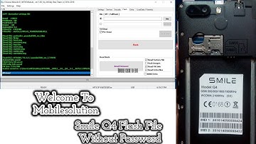 Smile Q4 Flash File MTK6580 Andriod 5 1 Tested Without Password