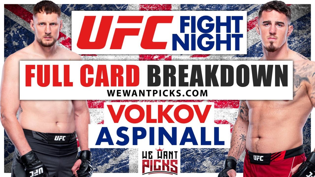 UFC London: Volkov vs. Aspinall FULL CARD Predictions | Bets | DraftKings | Monkey Knife Fight