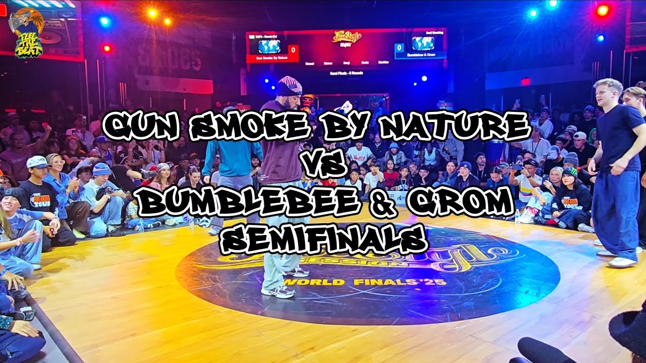 Gun Smoke от Nature против Grom и Bumblebee — фристайл-сеанс 2025 — решающие полуфиналы