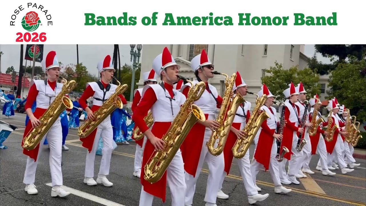 Bands of America Honor Band (Indianapolis, Indiana) - Rose Parade 2026