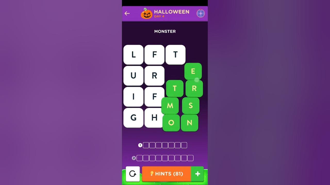 Wordbrain 2 HALLOWEEN Event DAY 4 [October 18 2023] wordbrain2 