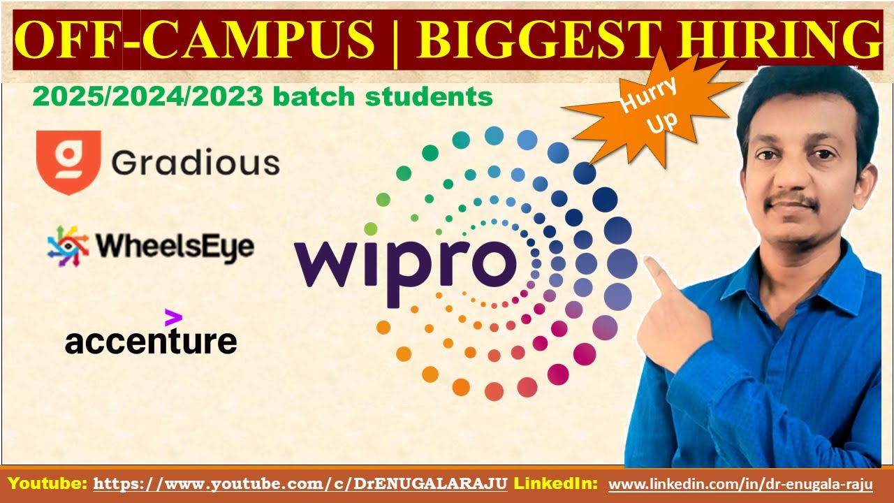 URGENT OFF CAMPUS JOBS 2023/2024/2025 Batch Students| BIGGEST HIRING