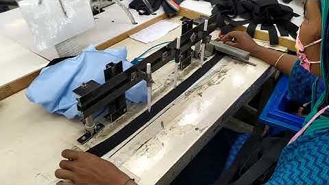 #Garment development | Elastic cut and mark | auto cutter Machine