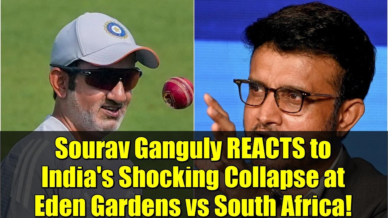 Сурав Гангули РЕАКТИРУЕТ на шокирующий провал Индии на стадионе «Иден Гарденс» против Южной Африки!