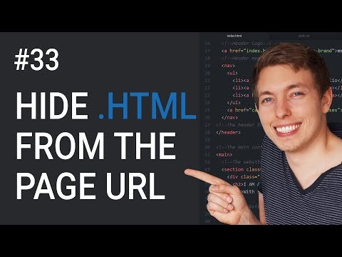 33: How to Remove the Page File Extension From the URL | Learn HTML & CSS | HTML Tutorial | mmtuts