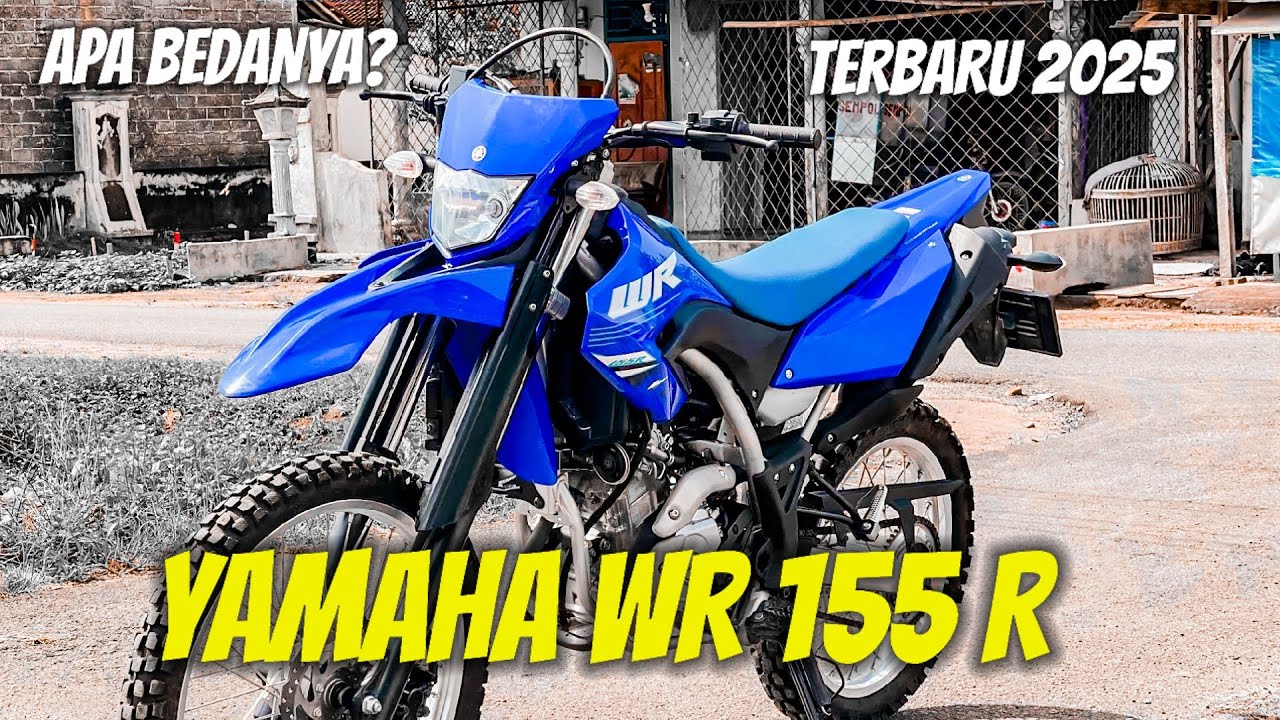KLX DAN CRF PANIK 🔥YAMAHA WR 155 R TERBARU TAHUN 2025 BIRU