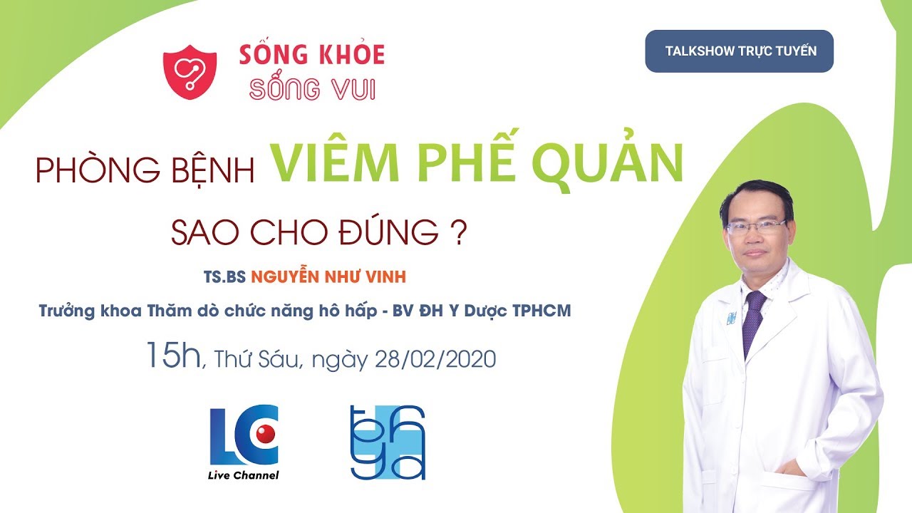 SỐNG KHỎE SỐNG VUI NO.12 | Phòng bệnh viêm phế quản sao cho đúng?
